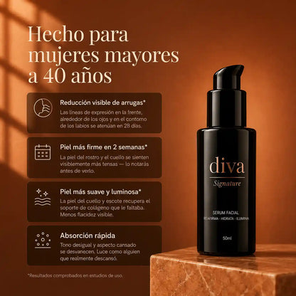 SIGNATURE · Serum Facial Reafirmante, Hidratante e Iluminador