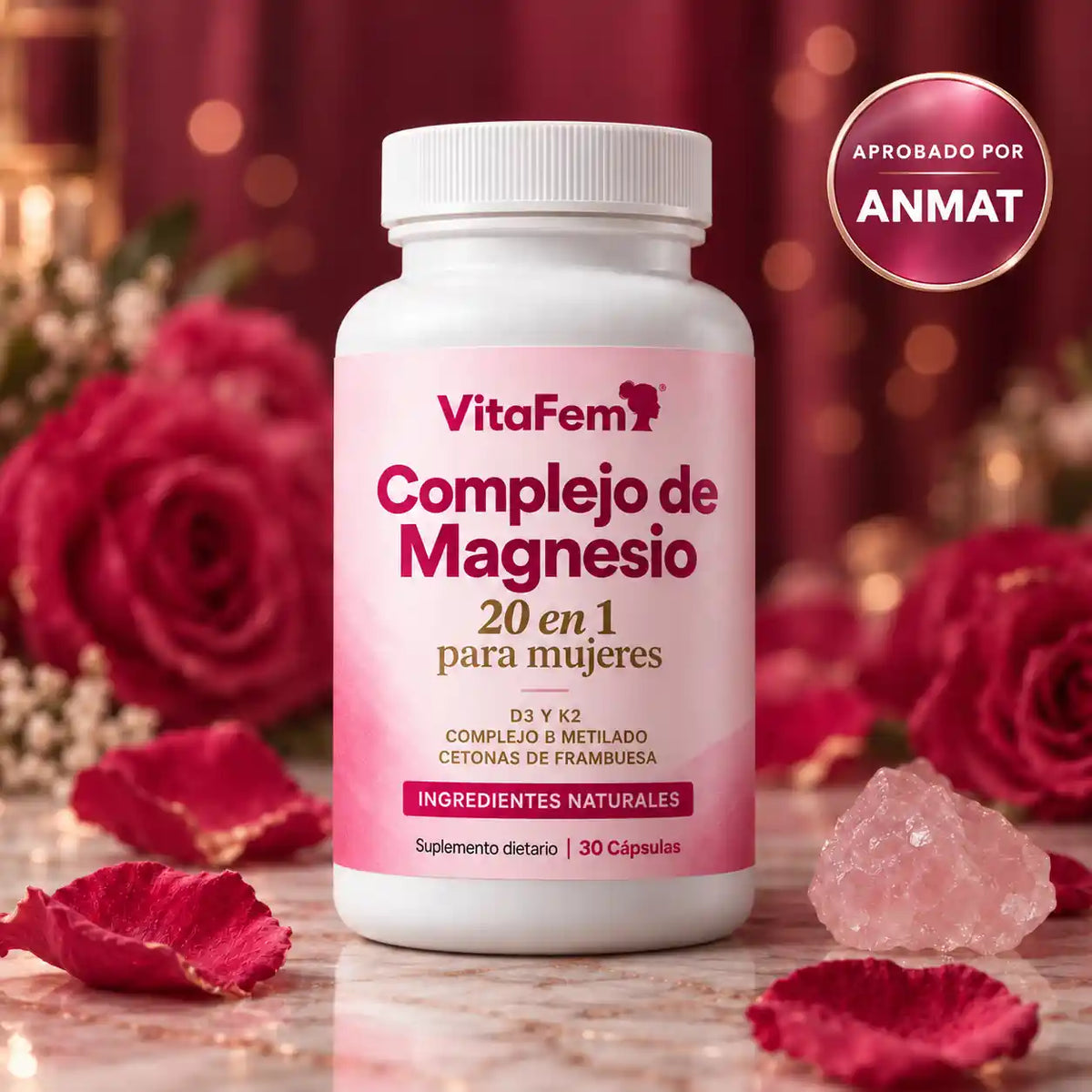 Complejo de Magnesio 20 en 1 - Vitalidad para mujeres