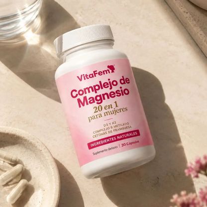 Complejo de Magnesio 20 en 1 - Vitalidad para mujeres